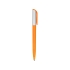 Ручка шариковая «Арлекин», оранжевый, оранжевый/серебристый, пластик