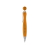 Шариковая ручка Naples, оранжевый/прозрачный, абс пластик