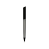 Ручка пластиковая soft-touch шариковая Taper, серый/черный, серый/черный, пластик с покрытием soft-touch