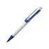 Ручка шариковая «Бавария» белая/синяя, белый/ синий, пластик