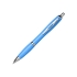 Шариковая ручка Nash из пшеничной соломы с хромированным наконечником, cиний, синий, абс-пластик, пшеничная солома