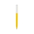 Ручка пластиковая шариковая «Fillip», желтый/белый, желтый/белый, пластик