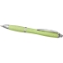 Шариковая ручка Nash из пшеничной соломы с хромированным наконечником, зеленый, зеленый, абс-пластик, пшеничная солома