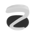 Ручка пластиковая soft-touch шариковая «Zorro», черный/белый, черный/белый, пластик с покрытием soft-touch