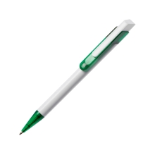 Ручка шариковая «Бавария» белая/зеленая