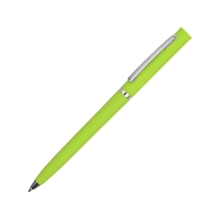 Ручка шариковая Navi soft-touch, зеленое яблоко