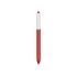Ручка шариковая Pigra модель P03 PMM, красный/белый, красный/белый, пластик