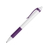 Ручка пластиковая шариковая «Centric» с грипом, белый/фиолетовый, белый/фиолетовый, пластик