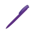 Ручка шариковая трехгранная UMA TRINITY K transparent GUM, soft-touch, фиолетовый, фиолетовый, пластик с покрытием soft-touch