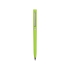Ручка шариковая Navi soft-touch, зеленое яблоко, зеленое яблоко, пластик с покрытием soft-touch