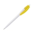 Ручка шариковая Celebrity «Пиаф» белая/желтая, белый/желтый, пластик