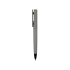 Ручка пластиковая soft-touch шариковая Taper, серый/черный, серый/черный, пластик с покрытием soft-touch