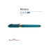 Ручка пластиковая шариковая Monaco, 0,5мм, синие чернила, морская волна, морская волна/золотистый, пластик с покрытием silk-touch/металл