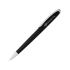 Ручка шариковая Sunrise, черный, черные чернила, черный/серебристый, абс пластик