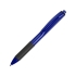 Ручка пластиковая шариковая «Band» с грипом, синий/черный, синий/черный, пластик/резина