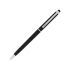 Ручка пластиковая шариковая Valeria, черный, черный/серебристый, абс пластик/металл