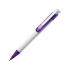 Ручка шариковая «Бавария» белая/фиолетовая, белый/ фиолетовый, пластик