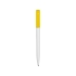 Ручка пластиковая шариковая Миллениум Color CLP, белый/желтый, белый/желтый, пластик