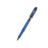 Ручка пластиковая шариковая Monaco, 0,5мм, синие чернила, ярко-синий, ярко-синий/золотистый, пластик с покрытием silk-touch/металл