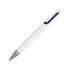 Ручка шариковая Nassau, белый/синий, белый/синий, пластик