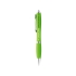 Ручка пластиковая шариковая Nash, зеленый, синие чернила, зеленый/серебристый, абс пластик