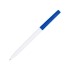 Ручка шариковая пластиковая Mondriane, белый/синий, синий, абс пластик