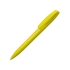 Шариковая ручка Coral Gum  с прорезиненным soft-touch корпусом и клипом., желтый, желтый, пластик