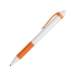 Ручка пластиковая шариковая «Centric» с грипом, белый/оранжевый, белый/оранжевый, пластик