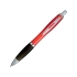 Ручка шариковая Nash, красный, синие чернила, красный/черный/серебристый, пластик