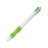 Ручка шариковая Bubble, зеленое яблоко, черные чернила, зеленое яблоко/серебристый, пластик