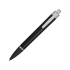 Ручка пластиковая шариковая Glow, черный/серебристый (Р), черный/серебристый, пластик