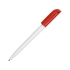Ручка пластиковая шариковая Миллениум Color CLP, белый/красный, белый/красный, пластик