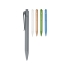 Шариковая ручка Terra из кукурузного пластика, серый, серый, pla пластик