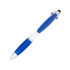 Шариковая ручка Nash 4 в 1, белый/синий, белый/синий, абс пластик
