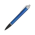 Ручка пластиковая шариковая Glow, синий/серебристый/черный (Р), синий/серебристый/черный, пластик