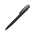 Ручка шариковая трехгранная UMA «TRINITY K transparent GUM», soft-touch, черный, черный, пластик