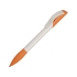 Ручка шариковая Senator модель Hattrix Basic, белый/оранжевый, белый/оранжевый, пластик