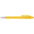 Ручка шариковая Celebrity Айседора, желтый, желтый матовый/серебристый, пластик