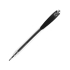Шариковая ручка Tavas, черный/прозрачный/серебристый, пластик