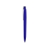 Ручка пластиковая soft-touch шариковая «Zorro», синий/белый, синий/белый, пластик с покрытием soft-touch