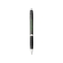 Однотонная шариковая ручка Turbo с резиновой накладкой, черный, черный/серебристый, абс пластик