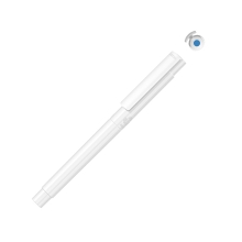 Капиллярная ручка в корпусе из переработанного материала rPET RECYCLED PET PEN PRO FL, белый с голубым