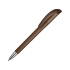 Ручка шариковая Celebrity «Сорос» коричневая, коричневый/серебристый, пластик