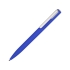 Ручка шариковая пластиковая Bon с покрытием soft touch, синий, синий, пластик