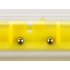 Ручка шариковая «Лабиринт» с головоломкой желтая, желтый, пластик