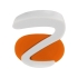 Ручка пластиковая soft-touch шариковая «Zorro», оранжевый/белый, оранжевый/белый, пластик с покрытием soft-touch