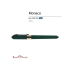 Ручка пластиковая шариковая Monaco, 0,5мм, синие чернила, зеленый, зеленый/золотистый, пластик с покрытием silk-touch/металл