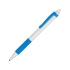 Ручка пластиковая шариковая Centric, белый/голубой, белый/голубой, пластик
