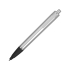 Ручка пластиковая шариковая «Glow» с подсветкой, серебристый/черный, серебристый/черный, пластик