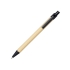Шариковая ручка Berk из переработанного картона и кукурузного пластика, черный, черный, переработанный картон/кукурузный пластик
